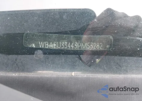 2003 BMW 325Xi z USA, uszkodzony, nr VIN WBAEU33443PM53282